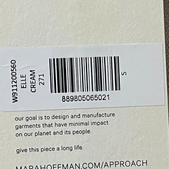 NEW! Mara Hoffman Elle Dress in Cream - Picture 13 of 14